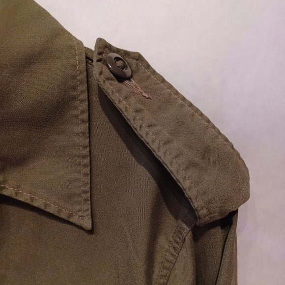 Manteau léger cargo militaire / Military coat kaki green - Picture 3 of 9